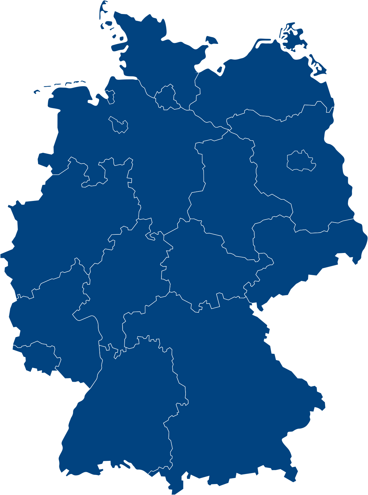 map of Germany